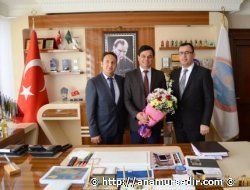 BAŞKAN TÜREYE TEŞEKKÜR ZİYARETİ